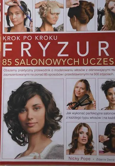 Książka - Fryzury krok po kroku