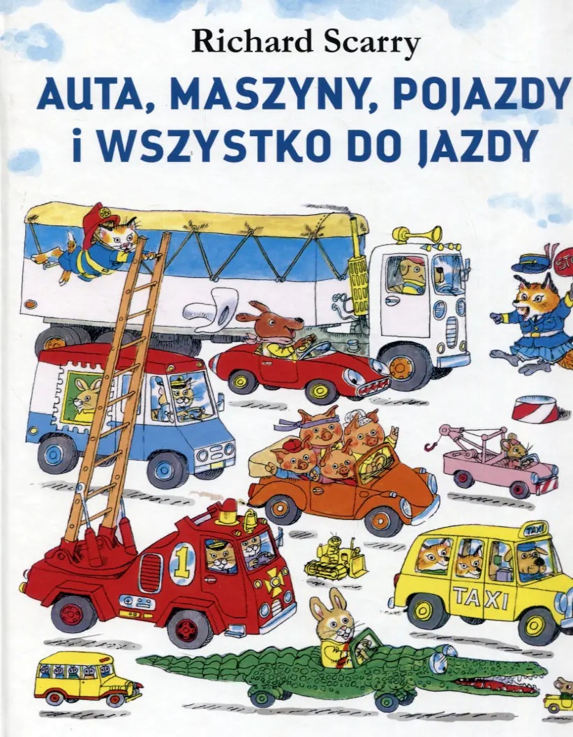 Książka - Auta, maszyny, pojazdy i wszystko do jazdy