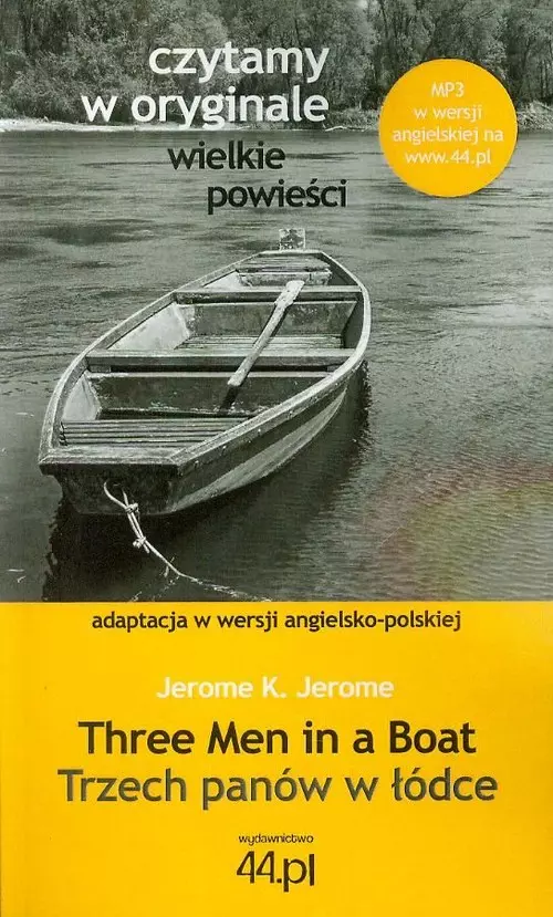 Książka - Three Men in a Boat / Trzech panów w łódce