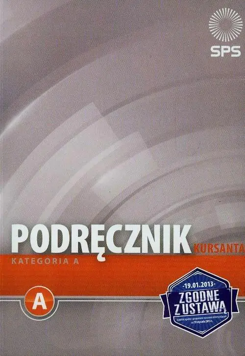 Książka - Podręcznik kursanta kategoria A 