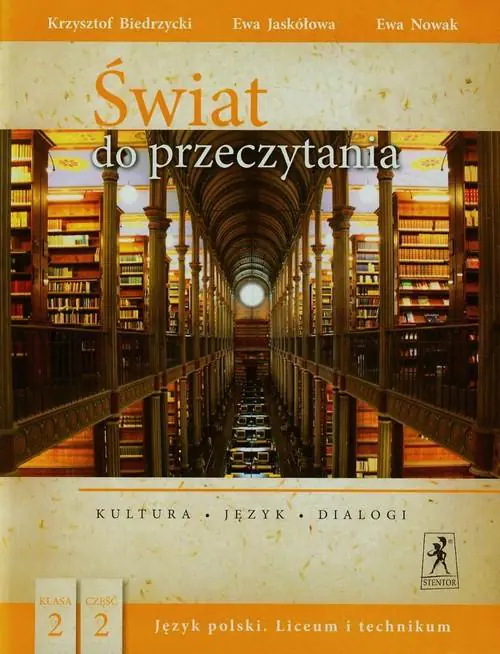 Książka - Świat do przeczytania 2. Podręcznik. Część 2. Szkoła ponadgimnazjalna