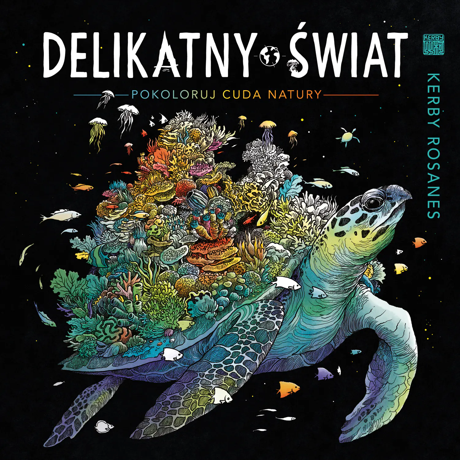 Książka - Delikatny świat. Pokoloruj cuda natury