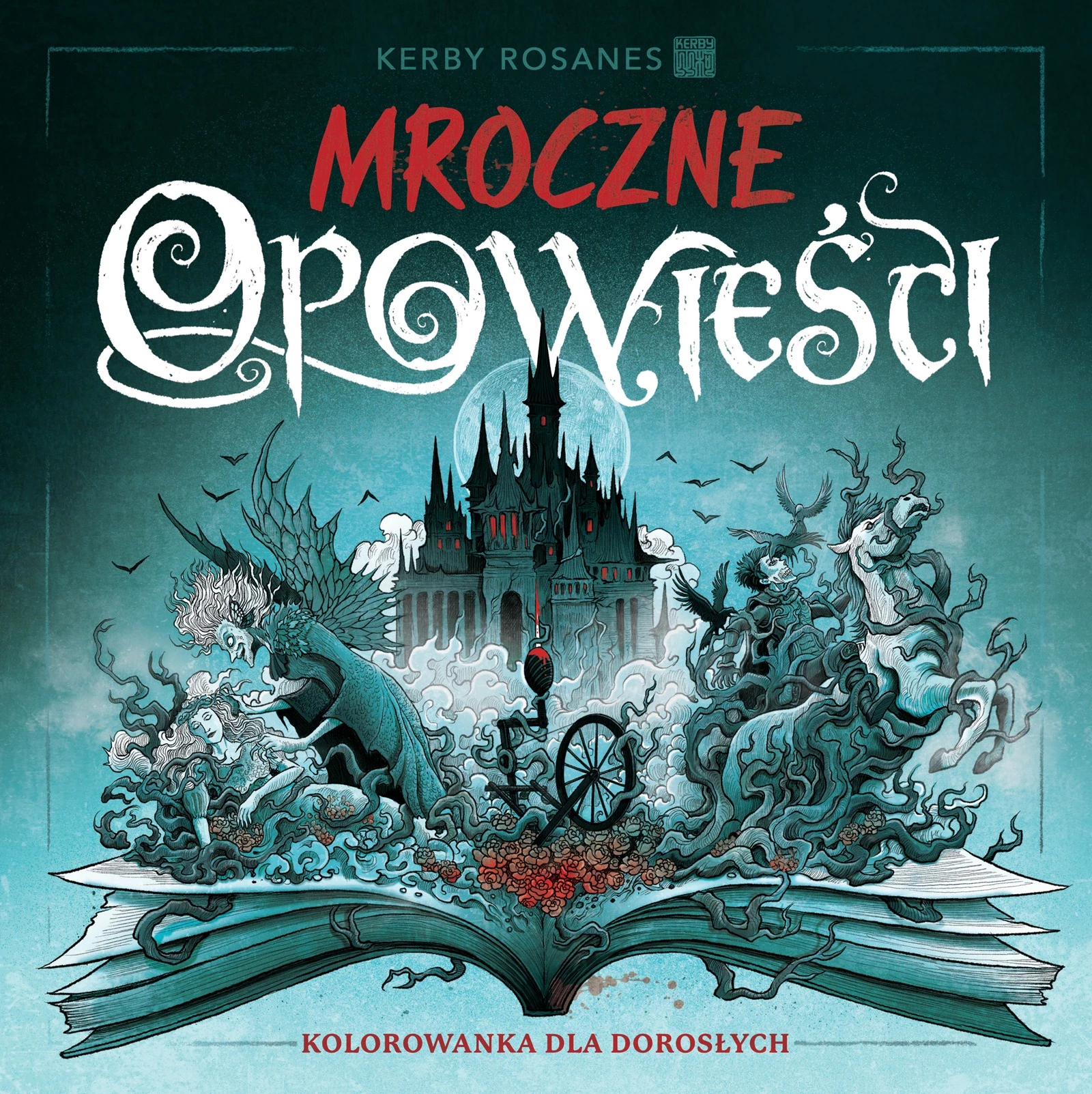 Książka - Mroczne opowieści. Kolorowanka dla dorosłych