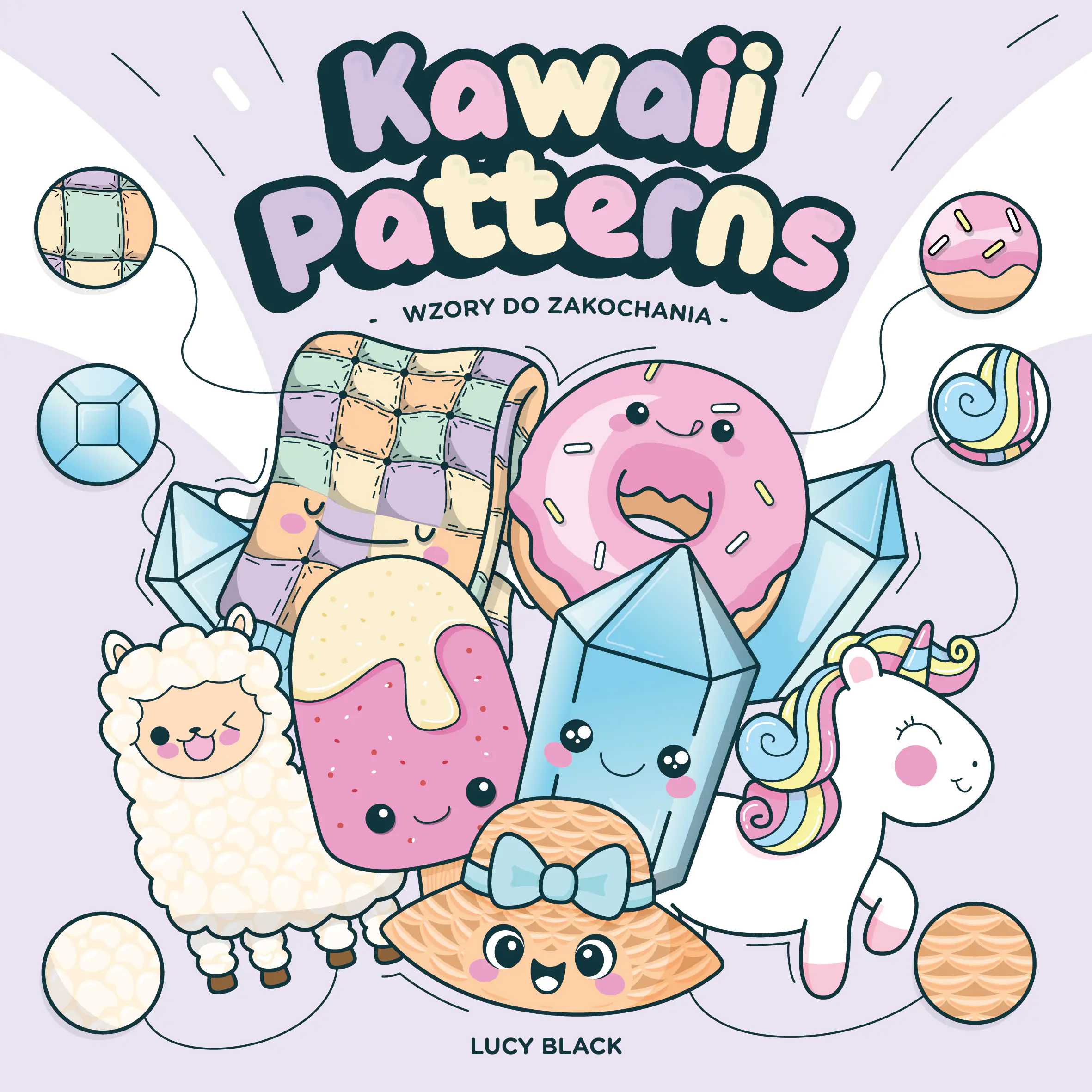 Książka - Kawaii Patterns. Kolorowanki do zakochania