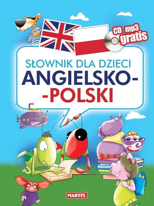 Książka - Słownik dla dzieci angielsko-polski + CD