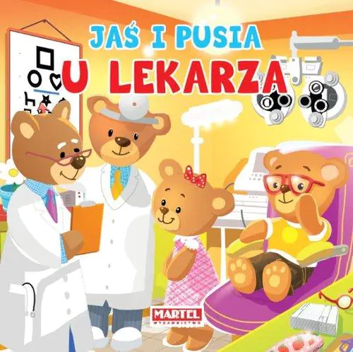 Książka - U lekarza. Jaś i Pusia