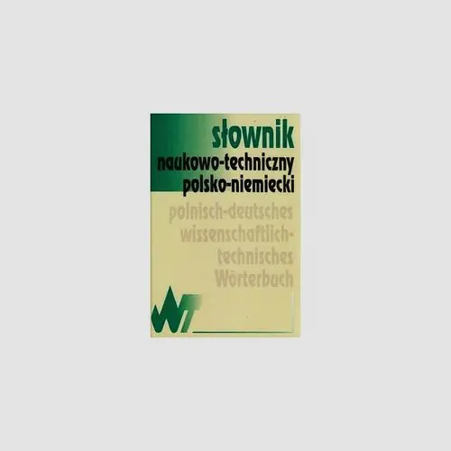 Książka - Słownik naukowo-techniczny polsko-niemiecki