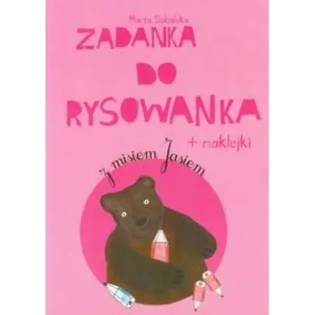 Książka - Zadanka do rysowanka. Z misiem Jasiem