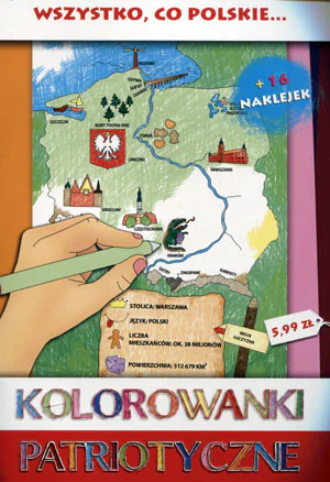 Książka - Kolorowanki patriotyczne