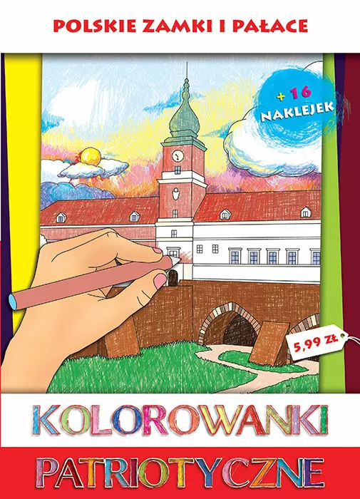 Książka - Kolorowanki patriotyczne. Polskie zamki i pałace