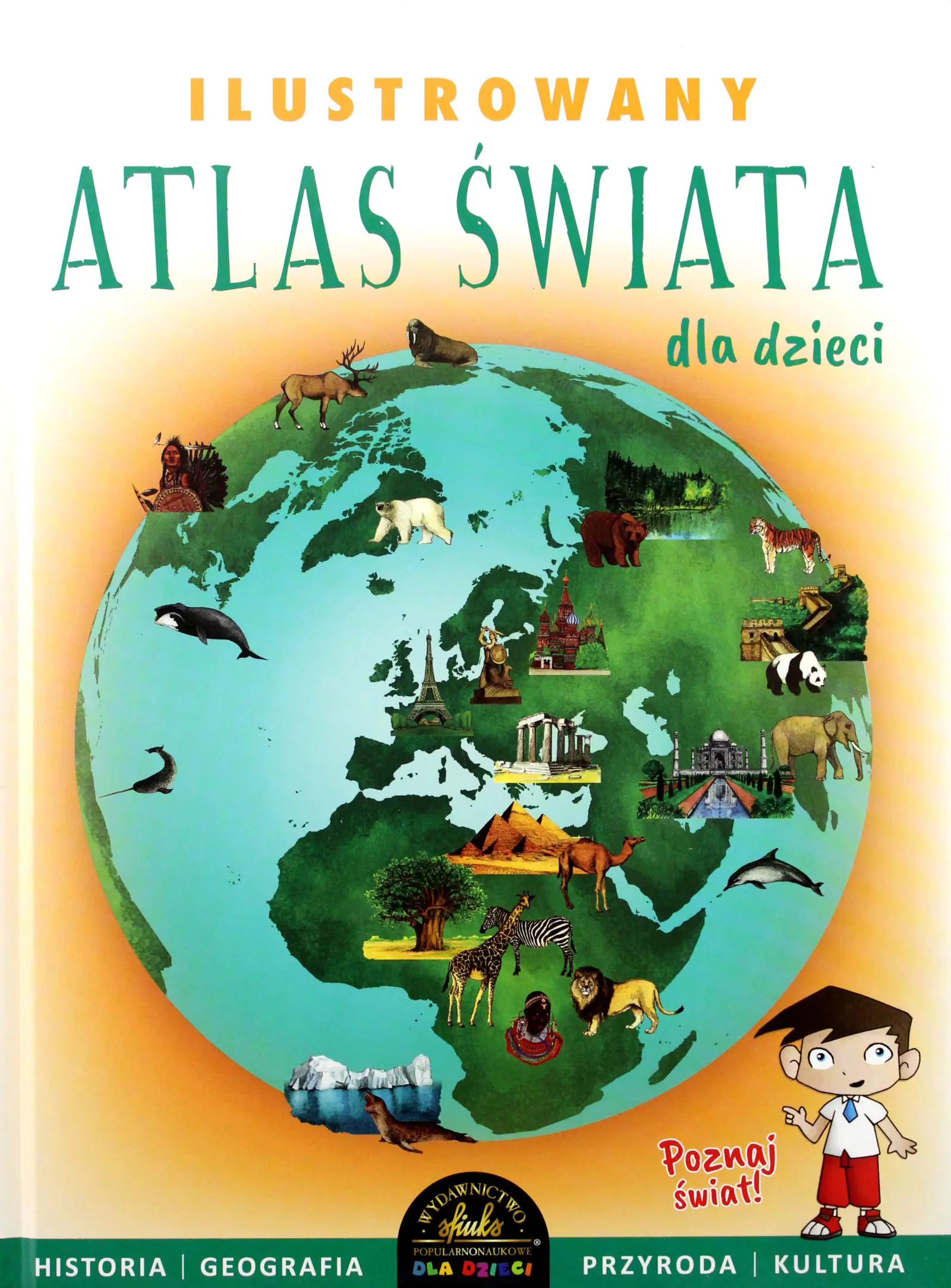 Książka - Ilustrowany atlas świata dla dzieci