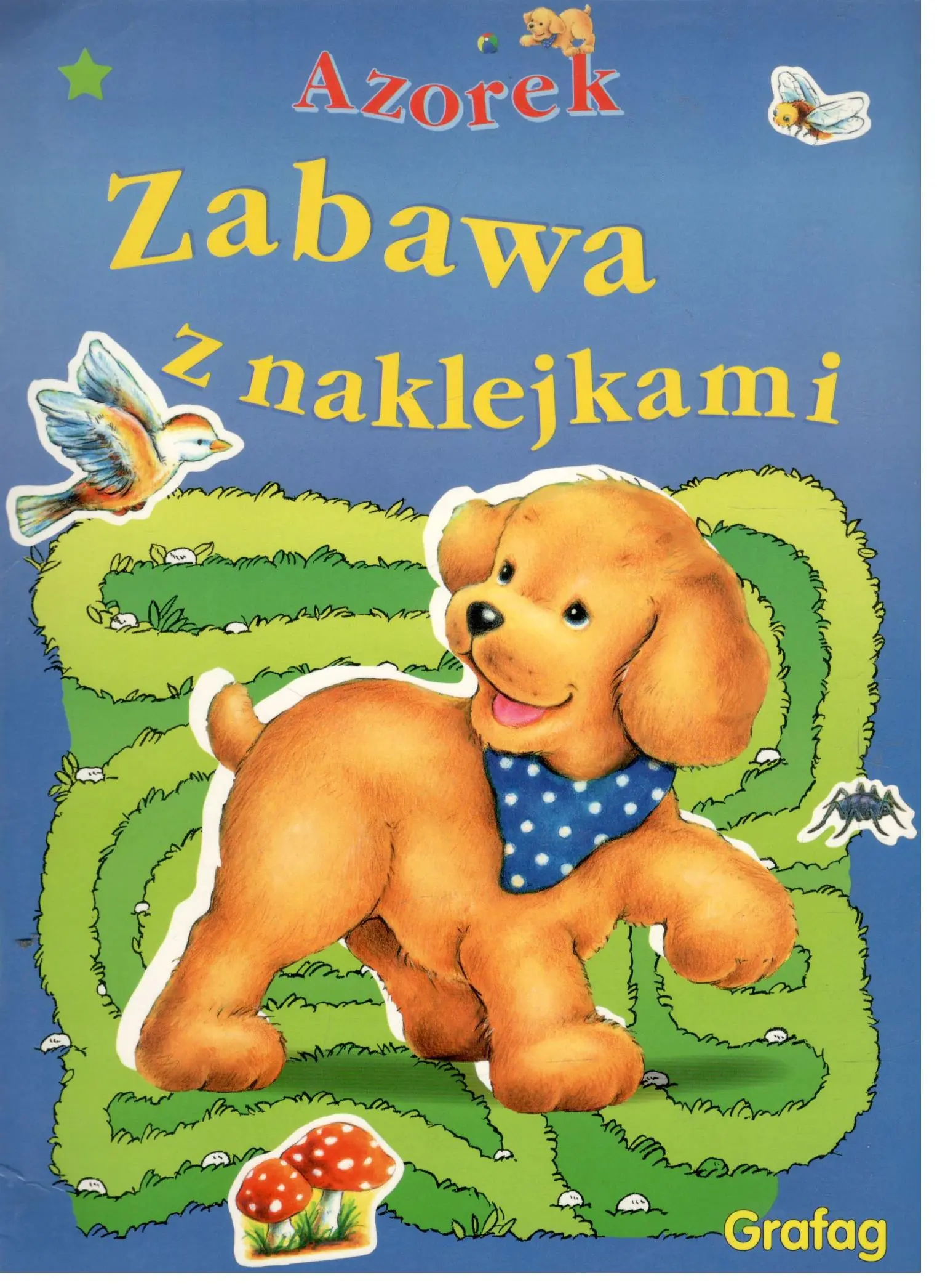 Książka - Azorek Zabawa z naklejkami