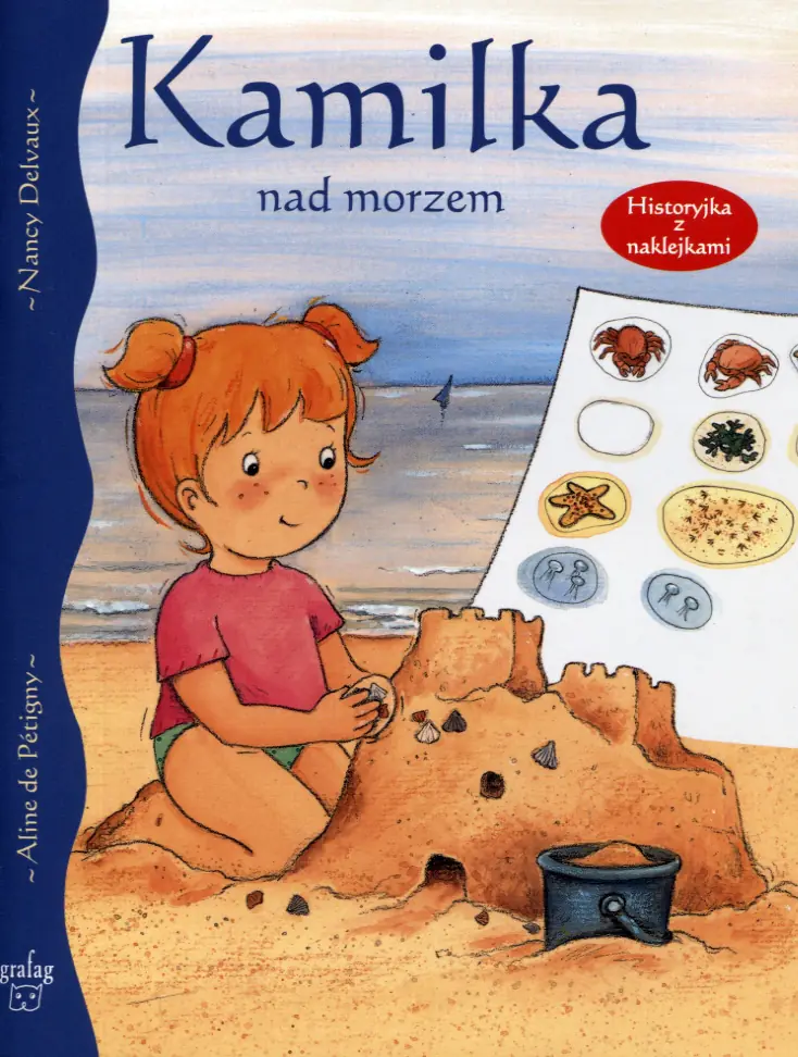 Książka - Kamilka nad morzem. Historyjka z naklejkami