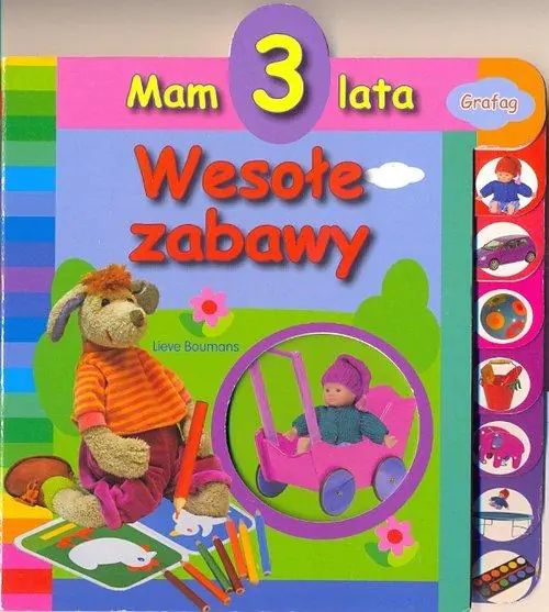 Książka - Mam 3 lata. Wesołe zabawy