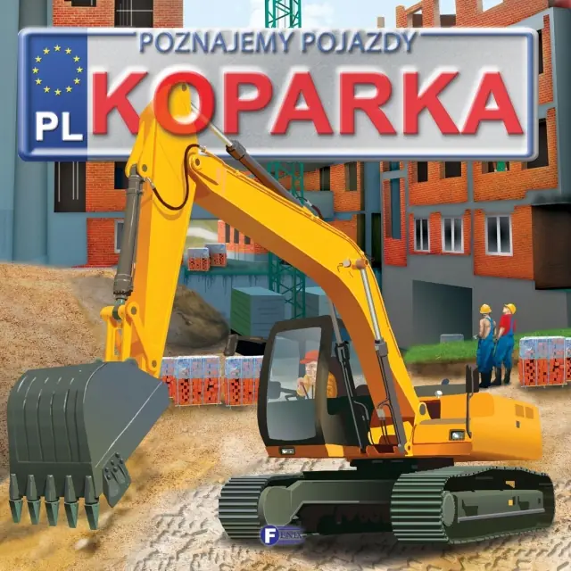 Książka - Poznajemy pojazdy Koparka