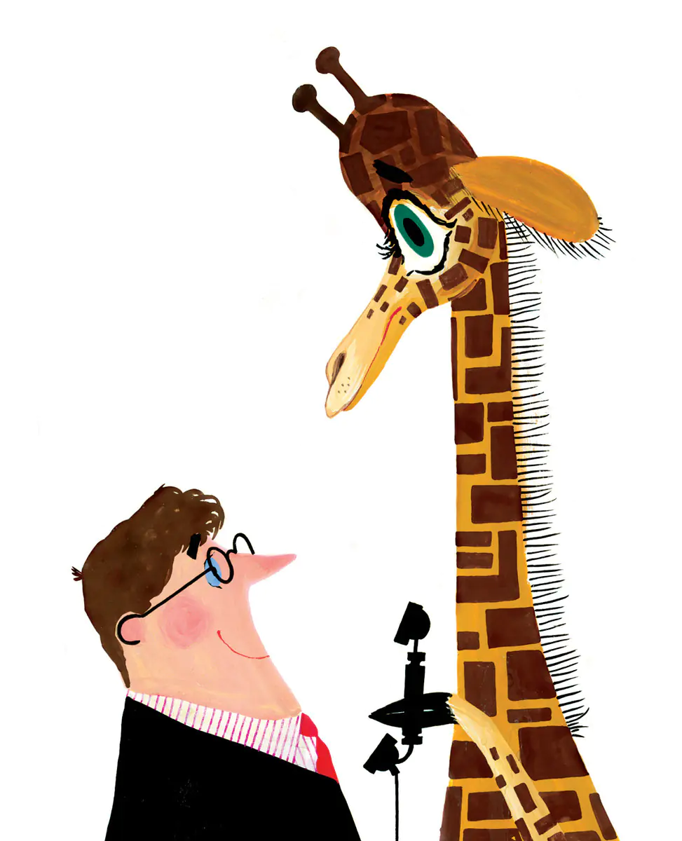 Książka - Odwiedziła mnie żyrafa w.2012