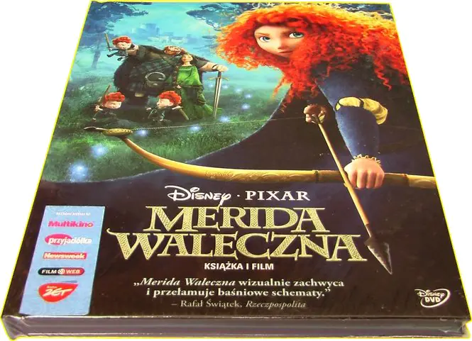 Książka - Merida Waleczna dvd