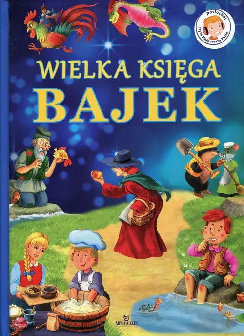 Książka - Wielka księga bajek + CD