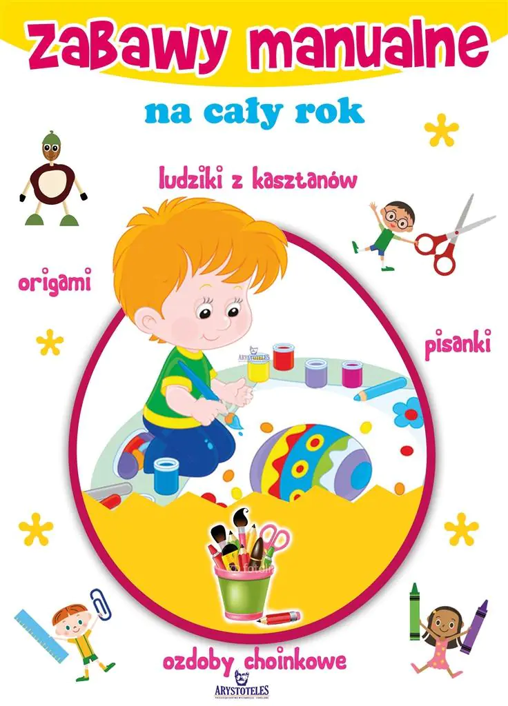Książka - Zabawy manualne na cały rok