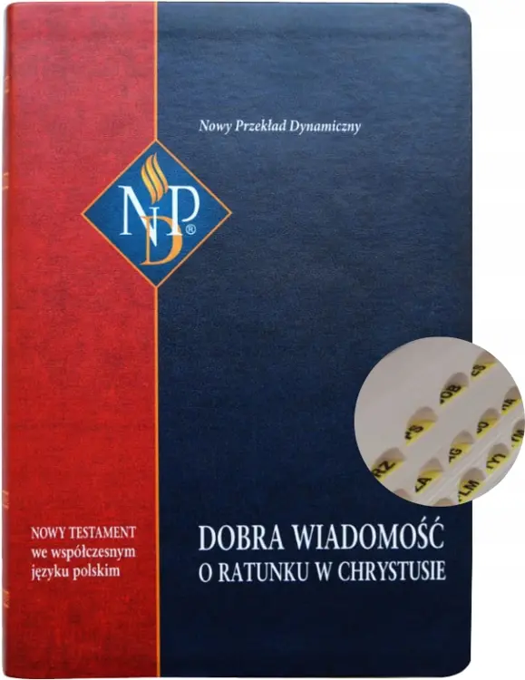 Książka - Nowy Testament NPD, pełnokolorowa z paginatorami