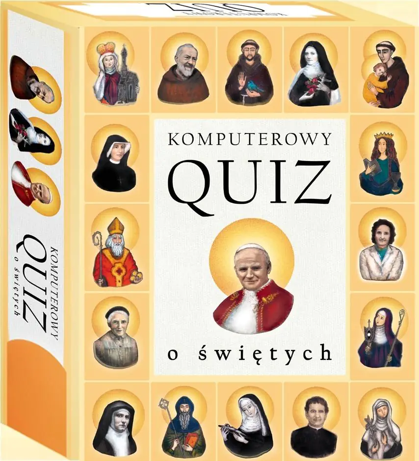 Książka - Komputerowy quiz o świętych cz.1
