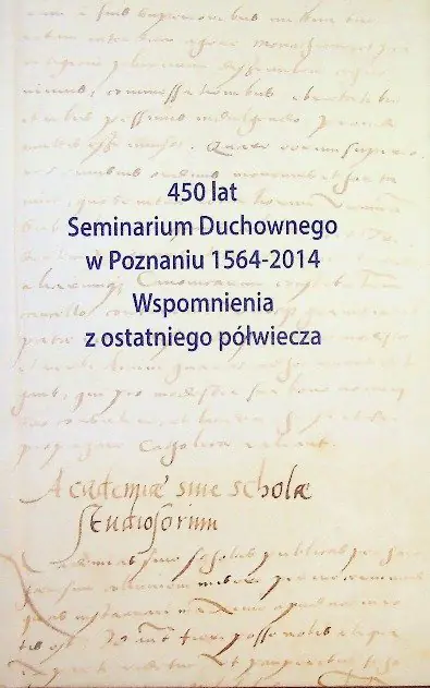 Książka - 450 lat seminarium duchownego w poznaniu