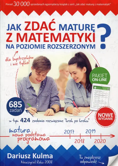 Książka - Jak zdać maturę z matematyki na poziomie rozszerzonym? 2020