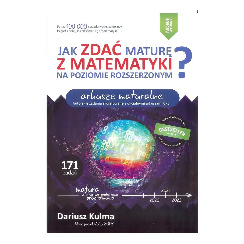 Książka - Jak zdać maturę z matematyki na poziomie rozszerzonym? Arkusze maturalne