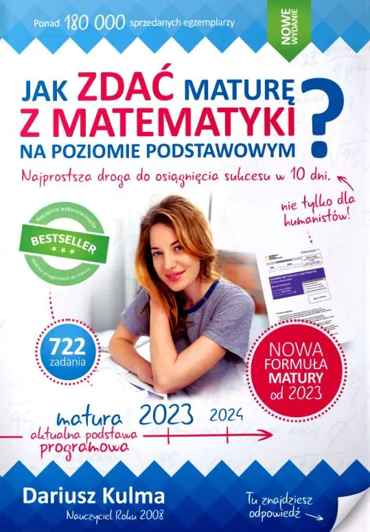 Książka - Jak zdać maturę z matematyki na poziomie podstawowym. Matura 2023
