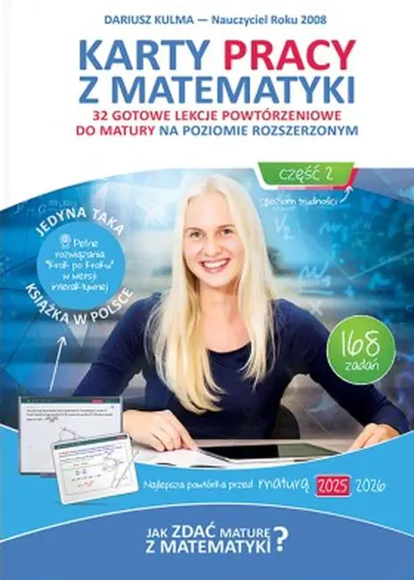 Książka - Karty pracy z matematyki poziom rozszerzony