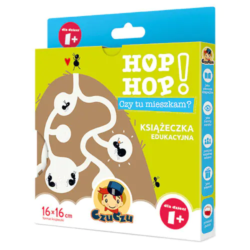 Książka - CzuCzu. Hop, hop! Czy tu mieszkam?