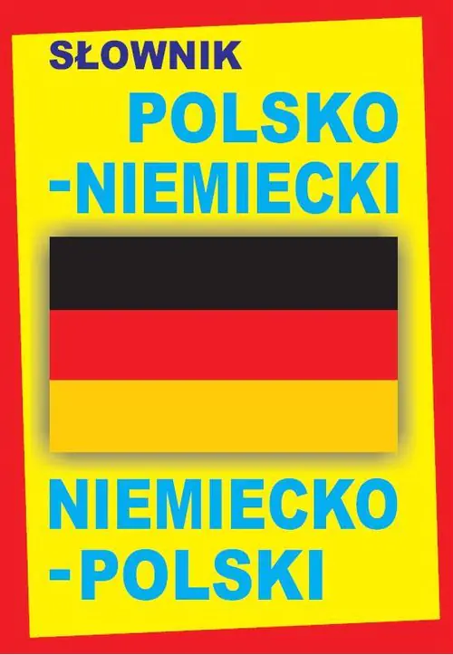 Książka - Słownik polsko-niemiecki, niemiecko-polski