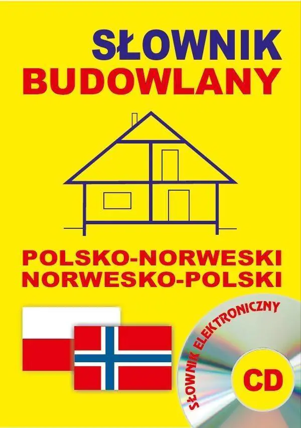 Książka - Słownik budowlany polsko-norweski, norwesko-polski + CD