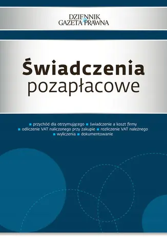 Książka - Świadczenia pozapłacowe