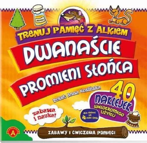 Książka - Trenuj pamięć z Alkiem. Dwanaście promieni słońca