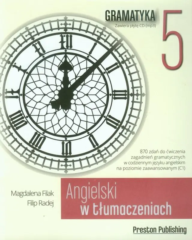 Książka - Angielski w tłumaczeniach Gramatyka 5 z płytą CD