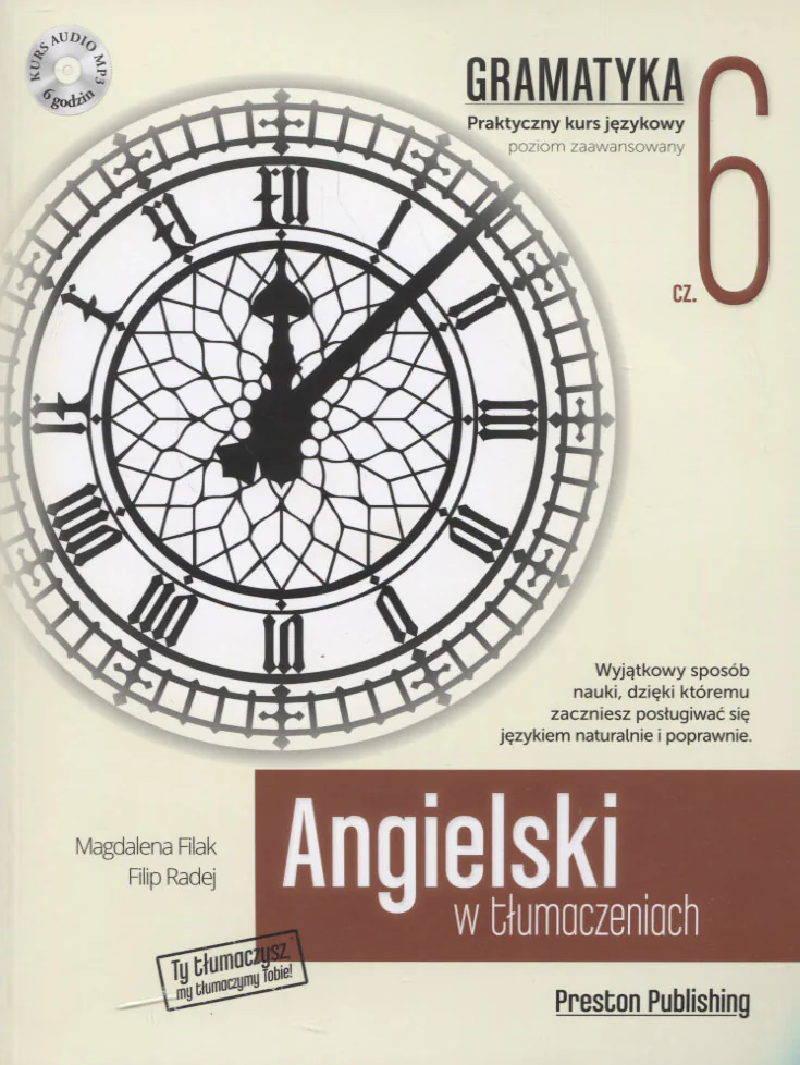 Książka - Angielski w tłumaczeniach. Gramatyka. Część 6. Poziom zaawansowany + CD