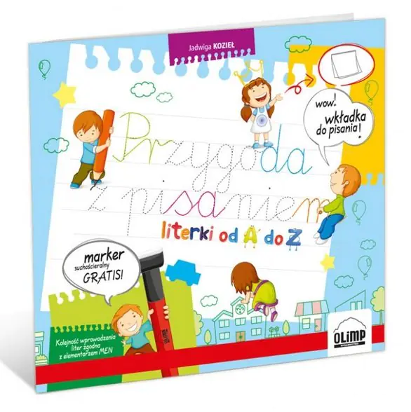 Książka - Przygoda z pisaniem – literki od A do Z