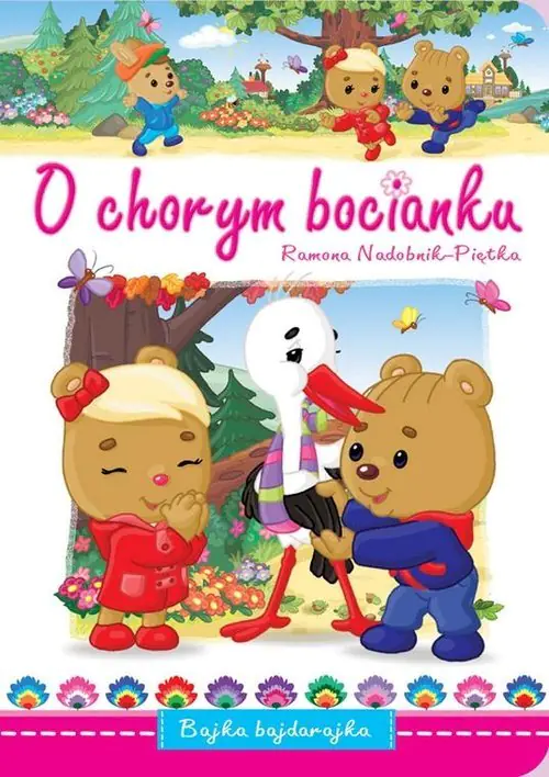 Książka - O chorym bocianku