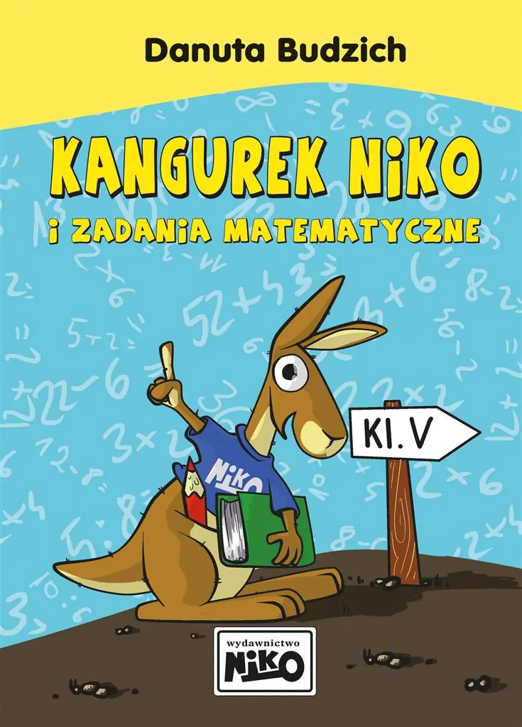 Książka - Kangurek NIKO i zadania matematyczne dla klasy V
