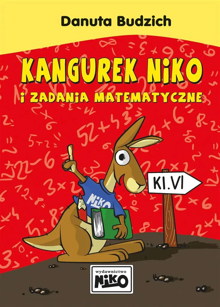 Książka - Kangurek NIKO i zadania matematyczne dla klasy VI
