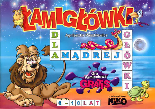 Książka - Łamigłówki dla mądrej główki