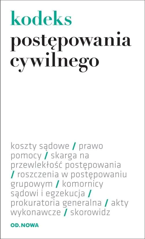 Książka - Kodeks postępowania cywilnego