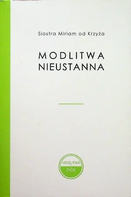 Książka - Modlitwa nieustanna