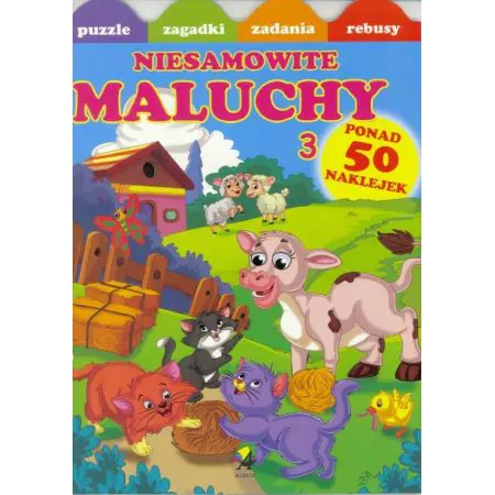 Książka - Niesamowite maluchy 3. Naklejki
