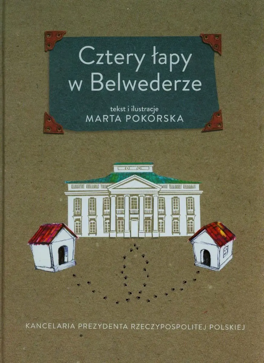 Książka - Cztery łapy w Belwederze