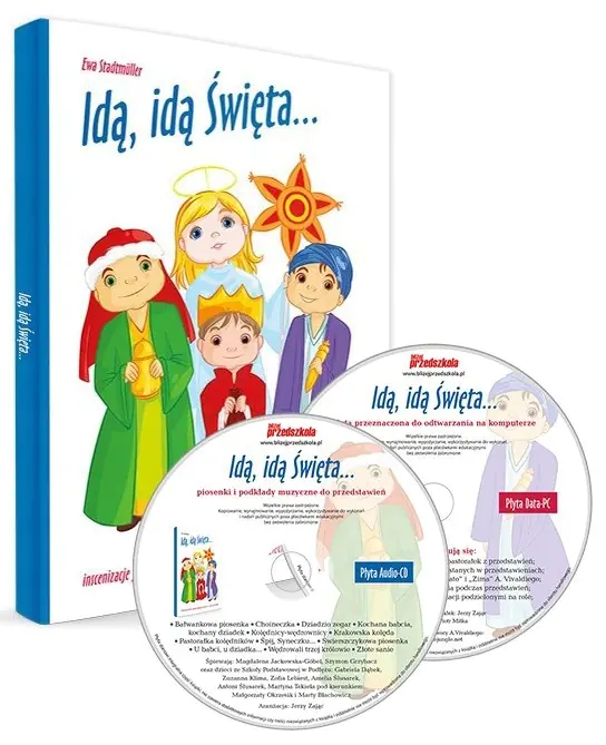 Książka - Idą, idą Święta. Inscenizacje jasełek... + 2CD