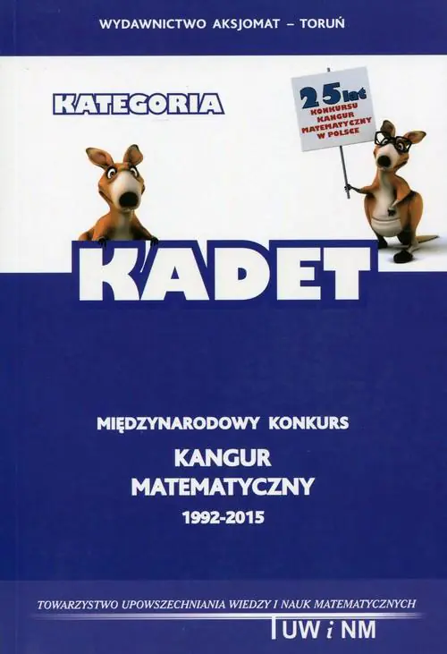 Książka - Matematyka z wesołym Kangurem. Poziom Kadet
