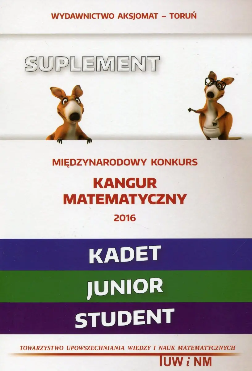 Książka - Kangur matematyczny 2016