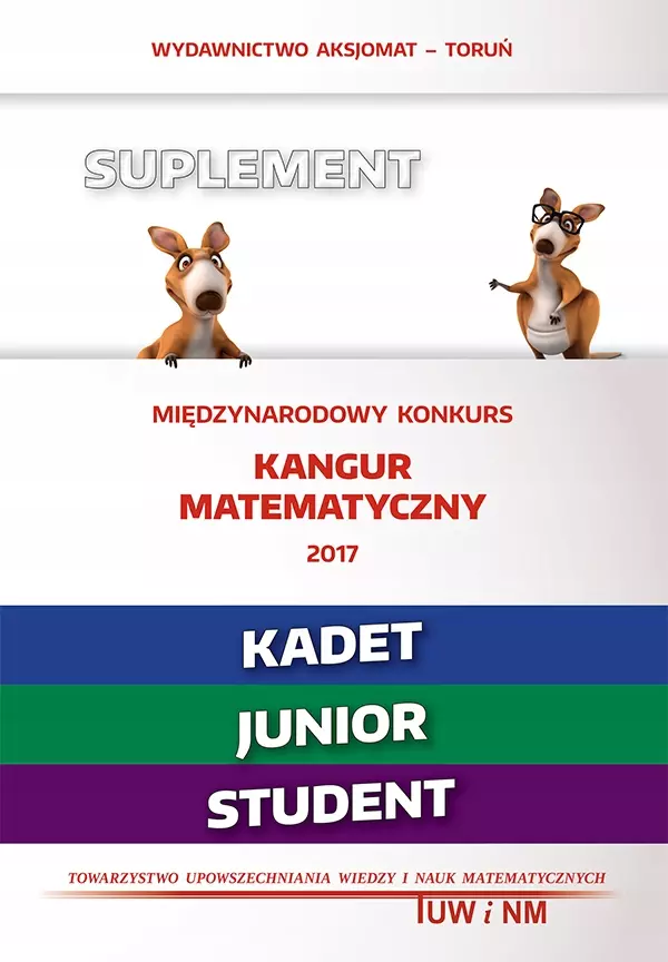 Książka - Kangur7 Matematyka z w. kangurem 2017 (Kadet/Junior/Student)